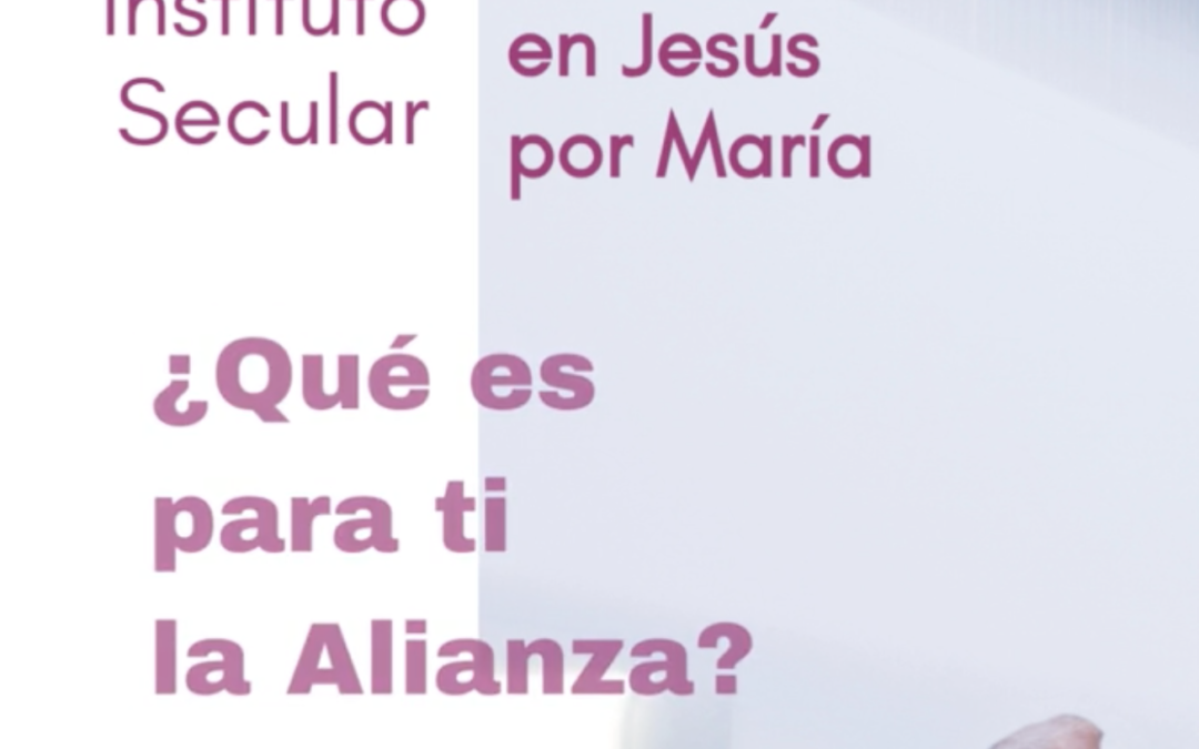 ¿Qué es para ti la Alianza? D. José María García Somoza. Sacerdote