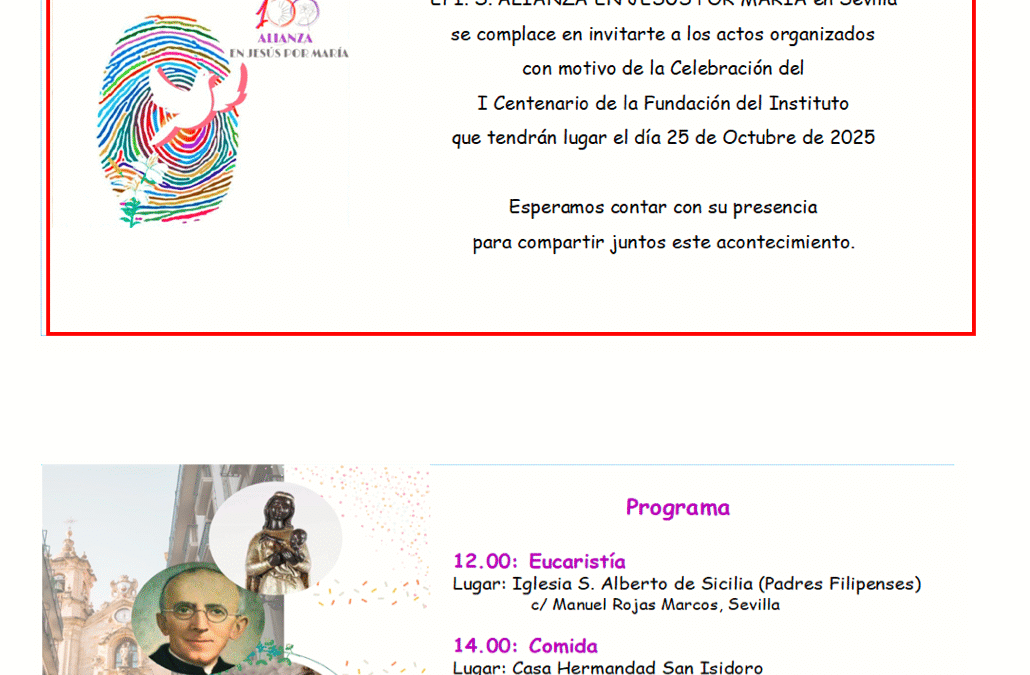 Celebración I Centenario en Sevilla. 25 octubre 2025