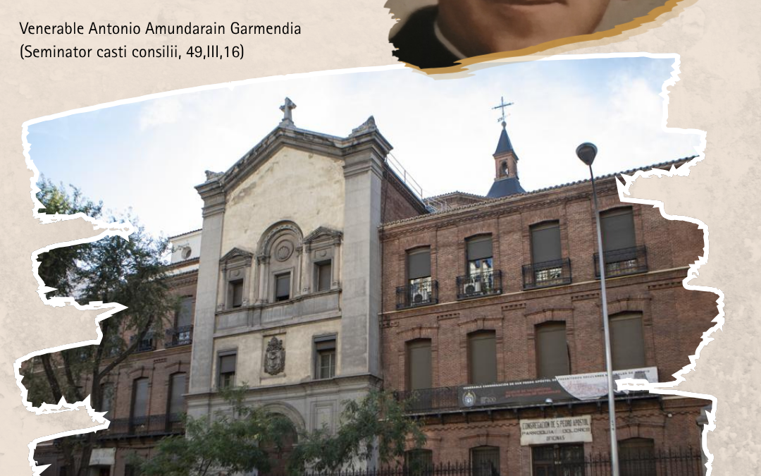 Placa conmemorativa. Residencia Sacerdotal San Pedro  Martir Madrid  (Mutual del Clero en tiempo de nuestro Fundador) 19 ABRIL 2026