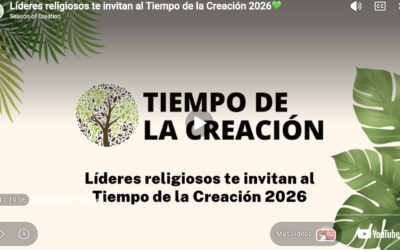 Tiempo de la creación 2026 AGUA VIVA. Inmersión en el Agua Viva  Ezequiel 47:9, 12