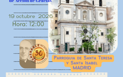 Eucaristía de Acción de Gracias 19 octubre 2026